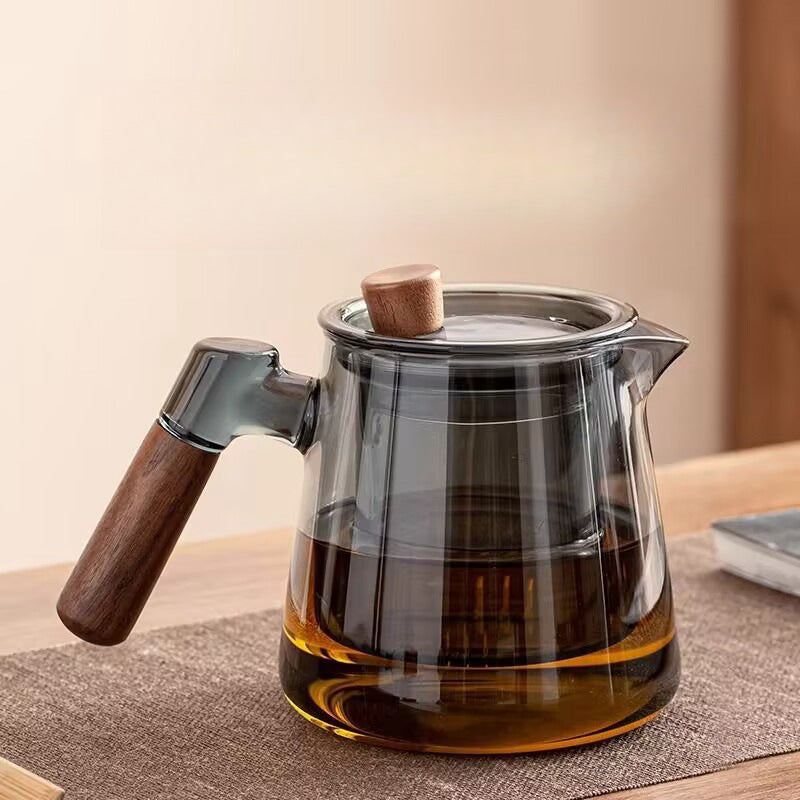 Fashion Personalized Office Home Glass Teapot