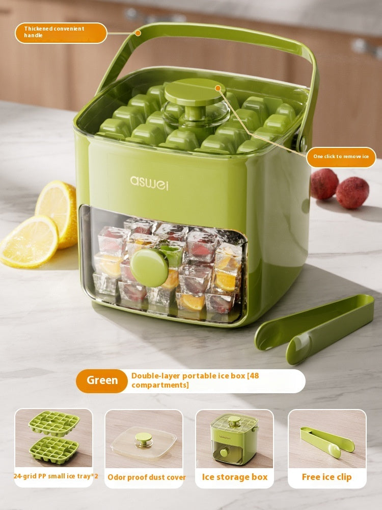Large Capacity Ice Storage Household Pressing Ice Block Mold