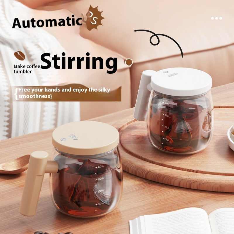 Office Electric Ceramic Stirring Household Coffee Cup Good-looking Rechargeable Large Capacity Mug