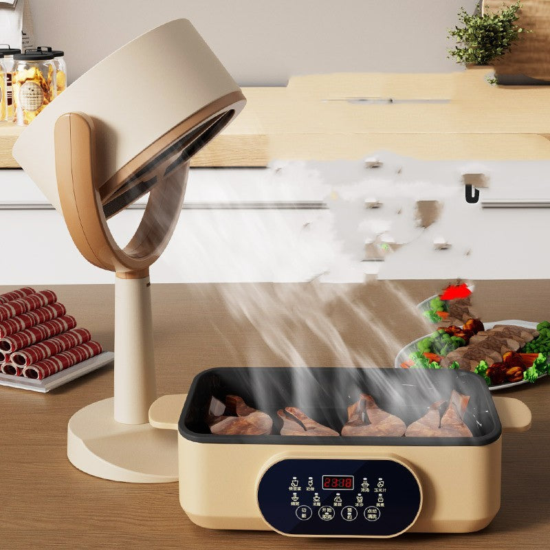 Household Small Desktop Mini Portable Range Hood