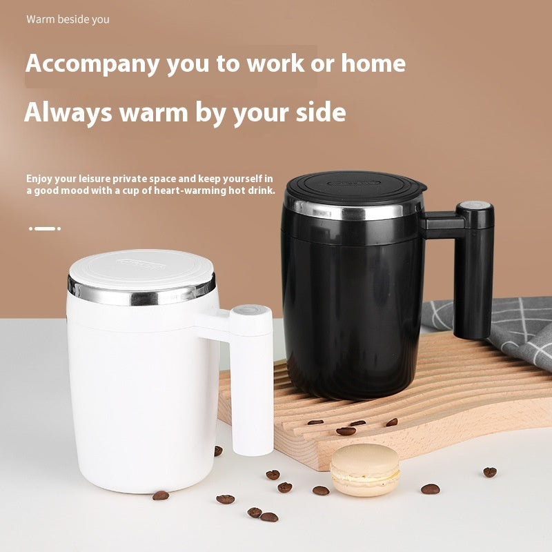 Automatic Stirring Coffee Dried Egg White Electric Stainless Steel Cup Lazy Water Cup