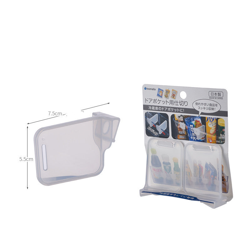 Refrigerator door shelf divider