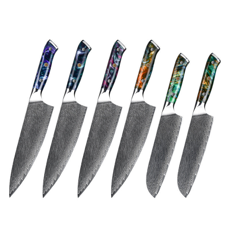 Steel Chef's Knife Kitchen Japanese Style