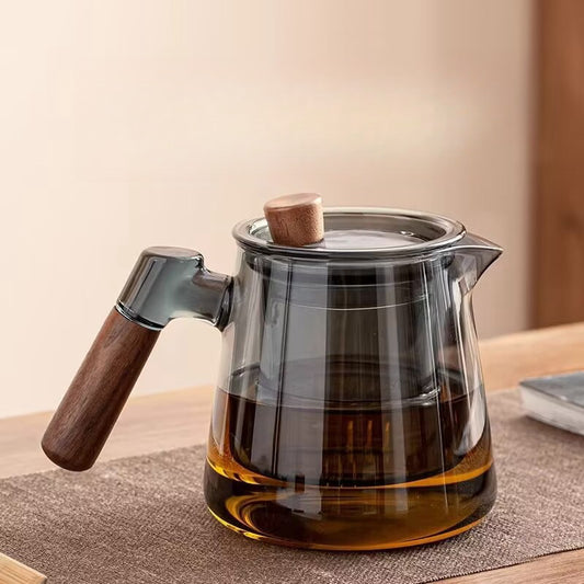 Fashion Personalized Office Home Glass Teapot