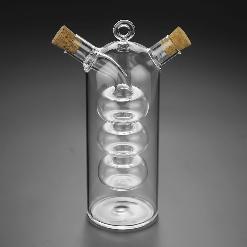 High temperature resistant glass kitchen oil-water separator