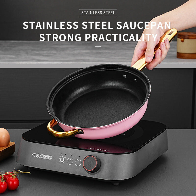 Gold Dual-sided Stockpot Colorful 12-piece Set