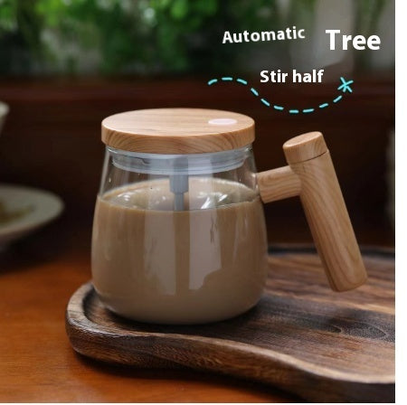 Office Electric Ceramic Stirring Household Coffee Cup Good-looking Rechargeable Large Capacity Mug