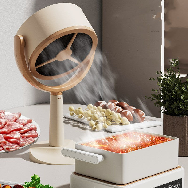 Household Small Desktop Mini Portable Range Hood