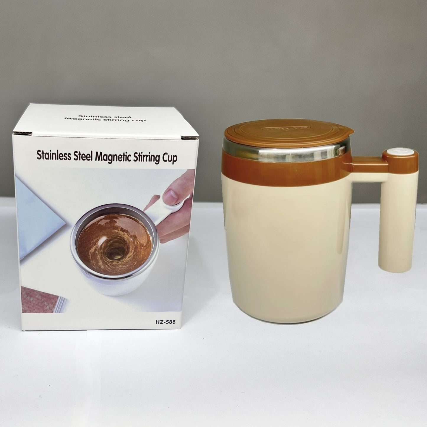 Automatic Stirring Coffee Dried Egg White Electric Stainless Steel Cup Lazy Water Cup