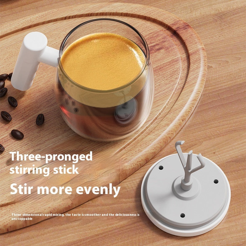 Office Electric Ceramic Stirring Household Coffee Cup Good-looking Rechargeable Large Capacity Mug